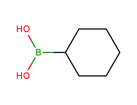Molecular Structure of 4441-56-9 (Cyclohexylboronic acid)