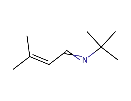 Molecular Structure of 56637-64-0 (N-TERT-BUTYL-3-METHYL-2-BUTENALDIMINE)