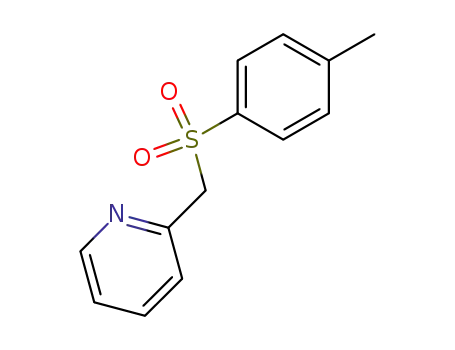 Molecular Structure of 58414-96-3 (Pyridine, 2-[[(4-methylphenyl)sulfonyl]methyl]-)
