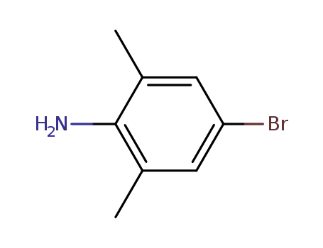 Molecular Structure of 24596-19-8 (4-Bromo-2,6-dimethylaniline)