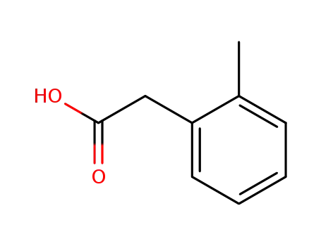 Molecular Structure of 644-36-0 (2-Methylphenylacetic acid)