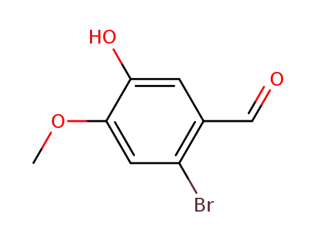 Molecular Structure of 2973-59-3 (2-Bromoisovanillin)