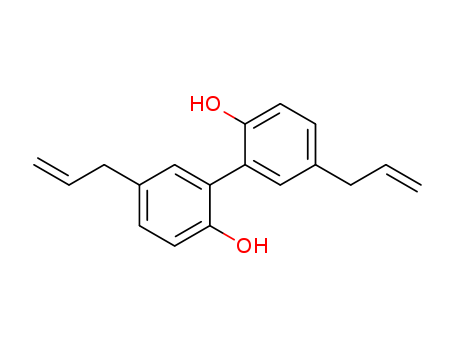 528-43-8,Magnolol,2,2'-Bichavicol(6CI);2,2'-Biphenyldiol, 5,5'-diallyl- (8CI);[1,1'-Biphenyl]-2,2'-diol,5,5'-di-2-propenyl- (9CI);