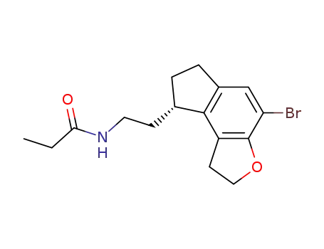 (S)-N-(2-[4-bromo-1,6,7,8-tetrahydro-2H-indeno[5,4-b]furan-8-yl]ethyl)propionamide