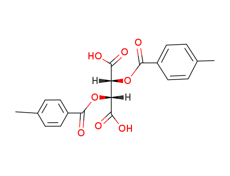 32634-66-5,(-)-Di-p-toluoyl-L-tartaric acid,Butanedioicacid, 2,3-bis[(4-methylbenzoyl)oxy]-, [R-(R*,R*)]-;(-)-Di-O,O'-p-toluoyltartaric acid;(-)-O,O-Di-p-toluoyltartaric acid;(2R,3R)-(-)-Di(p-toluoyl)tartaric acid;(R,R)-O,O'-Di-p-toluoyltartaric acid;Di-4-toluoyl-L-tartaric acid;L-Di-O,O'-p-toluyltartaric acid;L-Di-p-toluoyltartaric acid;O,O'-Di-p-toluoyl-(2R,3R)-tartaric acid;Tartaricacid, di-p-toluate;