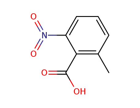 Molecular Structure of 13506-76-8 (2-METHYL-6-NITROBENZOIC ACID)