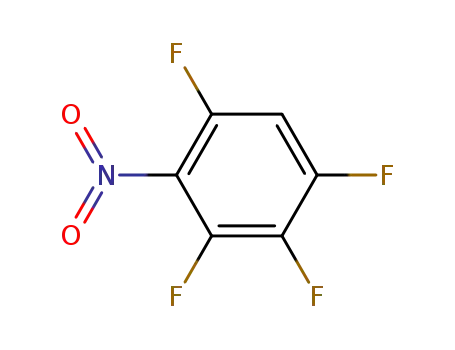 Molecular Structure of 314-41-0 (2,3,4,6-TETRAFLUORONITROBENZENE)