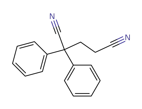 Molecular Structure of 2997-21-9 (Pentanedinitrile, 2,2-diphenyl-)
