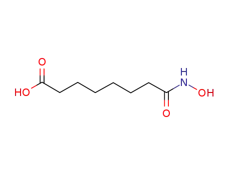 Molecular Structure of 149647-86-9 (Octanoic acid, 8-(hydroxyamino)-8-oxo-)