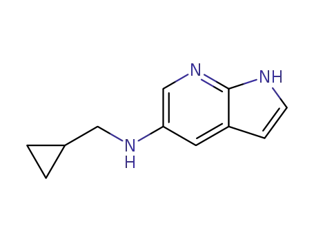 N-(cyclopropylmethyl)-1H-pyrrolo[2,3-b]pyridin-5-amine