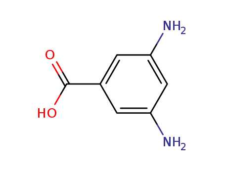 Molecular Structure of 535-87-5 (3,5-Diaminobenzoic acid)