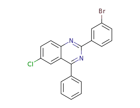 2-(3-bromophenyl)-6-chloro-4-phenylquinazoline