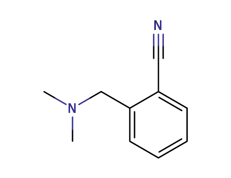 Molecular Structure of 53369-76-9 (2-[(DIMETHYLAMINO)METHYL]BENZONITRILE)