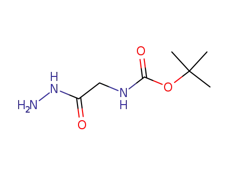 Molecular Structure of 6926-09-6 (Boc-Glycine hydrazide)