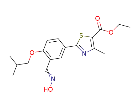 ethyl 2-[3-((hydroxyimino)methyl)-4-(2-methylpropoxy)phenyl]-4-methylthiazole-5-carboxylate