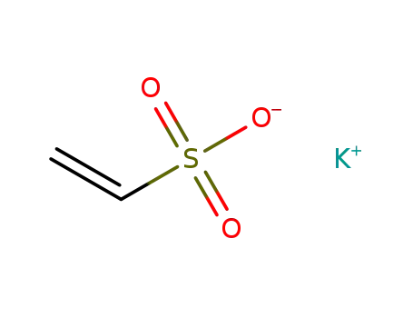 Molecular Structure of 7308-65-8 (Ethenesulfonic acid potassium salt)