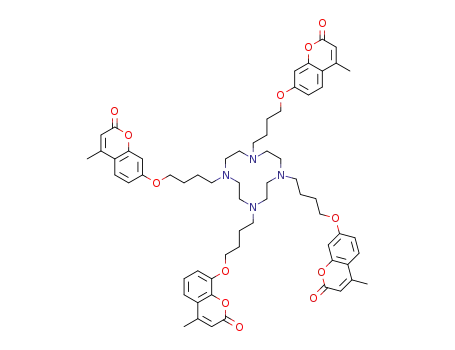 1,4,7,10-(7-(4-bromobutoxy)-4-methyl-coumarin) cyclen