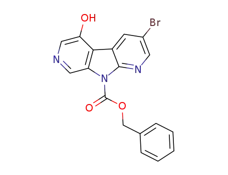 3-bromo-5-hydroxy-dipyrido[2,3-b;4',3'-d]pyrrole-9-carboxylic acid benzyl ester