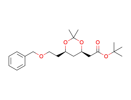 tert-butyl 2-((4R,6R)-6-(2-(benzyloxy)ethyl)-2,2-dimethyl-1,3-dioxan-4-yl)acetate