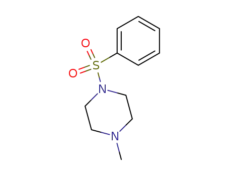 Molecular Structure of 66739-87-5 (1-methyl-4-(phenylsulfonyl)piperazine)