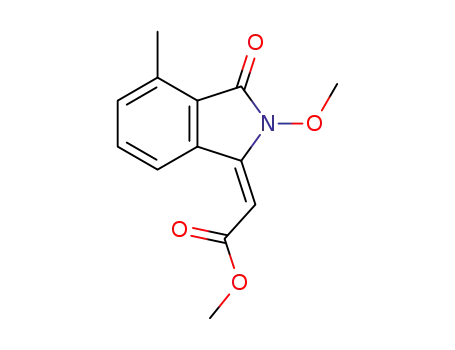 (E)-methyl 2-(2-methoxy-4-methyl-3-oxoisoindolin-1-ylidene)acetate