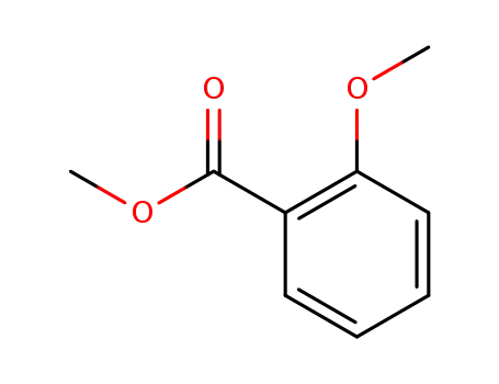 Molecular Structure of 606-45-1 (Methyl 2-methoxybenzoate)
