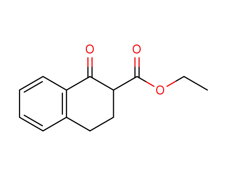 Molecular Structure of 6742-26-3 (ethyl 1-oxo-1,2,3,4-tetrahydronaphthalene-2-carboxylate)