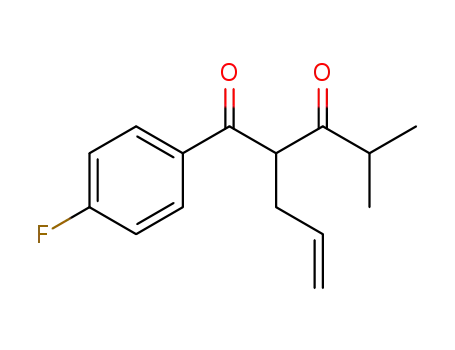 2-allyl-1-(4-fluorophenyl)-4-methylpentane-1,3-dione