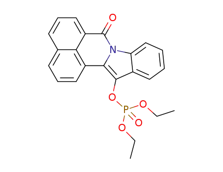 diethyl 7-oxo-7H-benzo[de]indolo[2,1-a]isoquinolin-13-ylphosphate