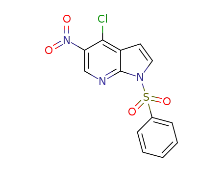 1-(benzenesulfonyl)-4-chloro-5-nitro-1H-pyrrolo[2,3-b]pyridine