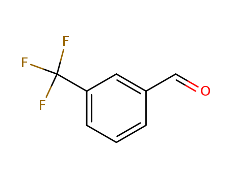 454-89-7,3-(Trifluoromethyl)benzaldehyde,Benzaldehyde, 3-(trifluoromethyl)-;a,a,a-trifluoro-m-tolualdehyde;alpha,alpha,alpha-Trifluoro-3-tolualdehyde;m-(Trifluoromethyl)benzaldehyde;m-trifluoromethylbenzaldehyde;α,α,α-trifluoro-3-tolualdehyde;Alpha,Alpha,Alpha-Trifluoro-m-tolualdehyde;3-Trifluoromethyl benzaldehyde;