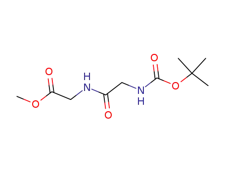 Molecular Structure of 53487-98-2 (Glycine, N-[N-[(1,1-dimethylethoxy)carbonyl]glycyl]-, methyl ester)
