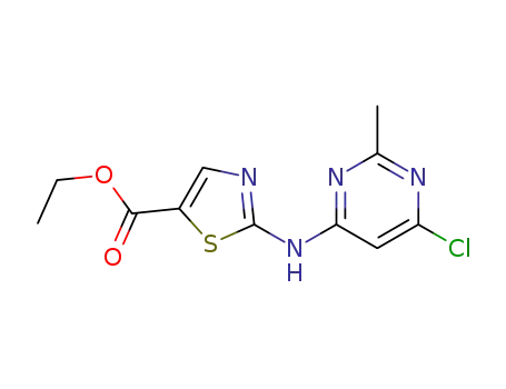 ethyl 2-[(6-chloro-2-methylpyrimidin-4-yl)amino]-1,3-thiazole-5-carboxylate