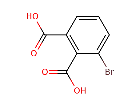 Molecular Structure of 116-69-8 (3-bromophthalic acid)