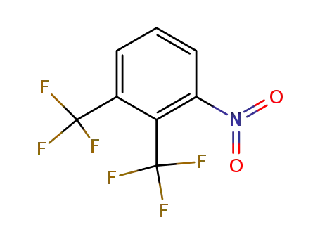 Molecular Structure of 1978-06-9 (2,3-BIS(TRIFLUOROMETHYL)NITROBENZENE)