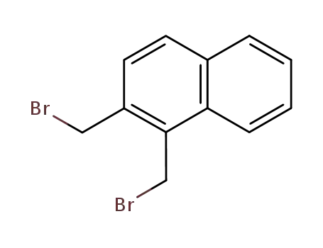 Molecular Structure of 59882-98-3 (Naphthalene, 1,2-bis(bromomethyl)-)