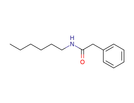 Molecular Structure of 10264-30-9 (Benzeneacetamide, N-hexyl-)