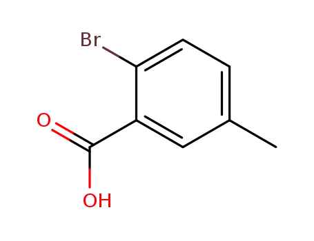 Molecular Structure of 6967-82-4 (2-BROMO-5-METHYLBENZOIC ACID)