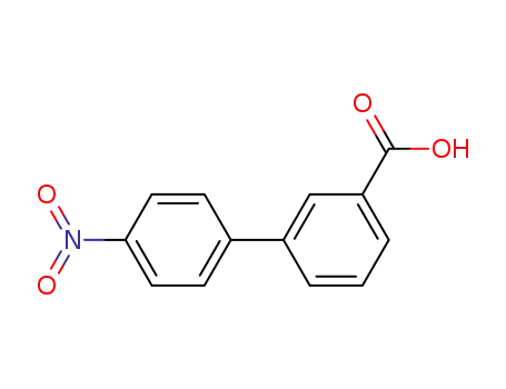 Molecular Structure of 729-01-1 (4'-Nitro-3-biphenylcarboxylic acid)