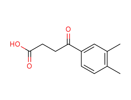 Molecular Structure of 51036-98-7 (4-(3,4-DIMETHYLPHENYL)-4-OXOBUTANOIC ACID)