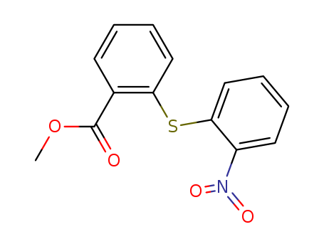 Benzoic acid, 2-[(2-nitrophenyl)thio]-, methyl ester
