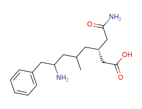 (3R)-3-(carbamoylmethyl)-5-methylhexanoic acid phenylethylamine