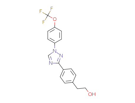 2-(4-(1-(4-(trifluoromethoxy)phenyl)-1H-1,2,4-triazol-3-yl)phenyl)ethan-1-ol
