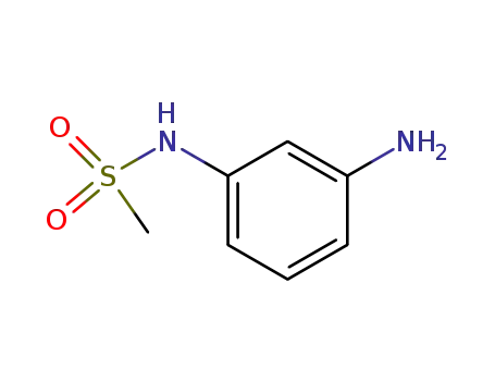 Molecular Structure of 37045-73-1 (N-(3-Aminophenyl)methanesulfamide)