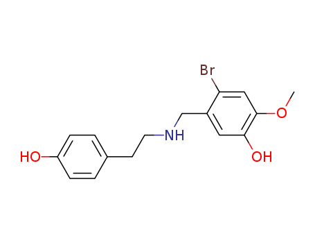 179107-93-8,4-broMo-5-((4-hydroxyphenethylaMino)Methyl)-2-Methoxyphenol,4-broMo-5-((4-hydroxyphenethylaMino)Methyl)-2-Methoxyphenol