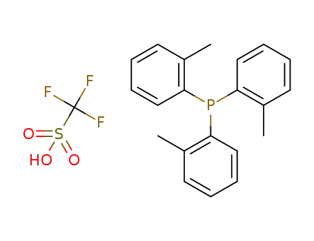 tri(o-tolyl)phosphonium trifluoromethanesulfonate salt