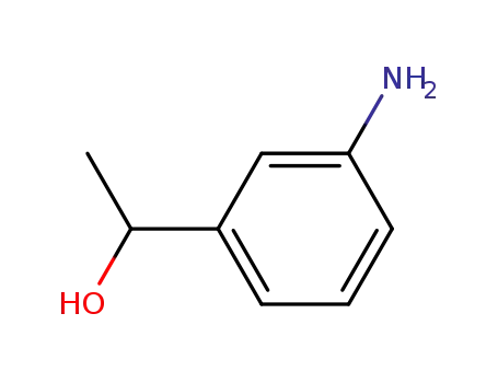 Molecular Structure of 2454-37-7 (3-(1-HYDROXYETHYL)ANILINE)