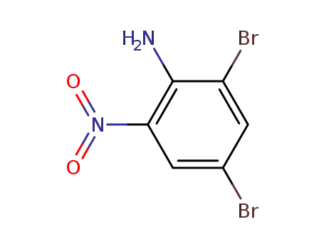 Molecular Structure of 827-23-6 (2,4-Dibromo-6-nitroaniline)