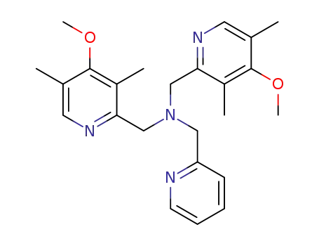 1-(4-methoxy-3,5-dimethylpyridin-2-yl)-N-((4-methoxy-3,5-dimethylpyridin-2-yl)methyl)-N-(pyridin-2-ylmethyl)methanamine