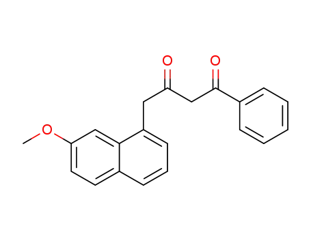 4-(7-methoxynaphthalen-1-yl)-1-phenylbutane-1,3-dione